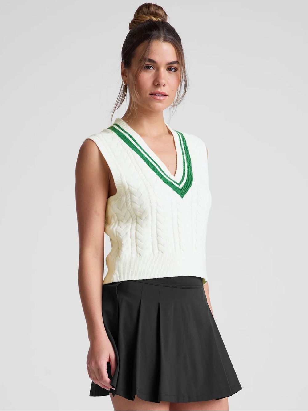Beyond Yoga The Cable Knit Vest Small
